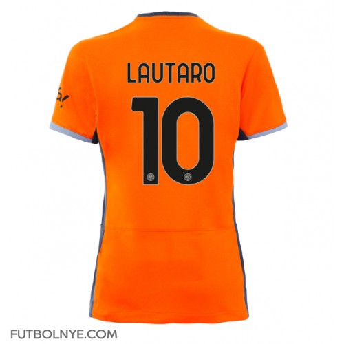Camiseta Inter Milan Lautaro Martinez #10 Tercera Equipación para mujer 2023-24 manga corta